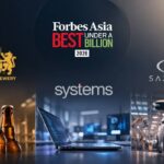 Forbes has recognized Murree Brewery, Sazgar Engineering Works and Systems Limited among 200 leading Asia-Pacific companies.