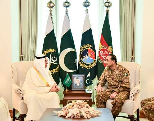 Field Marshal Syed Asim Munir reaffirms Pakistan’s commitment to strengthening ties with Saudi Arabia during a meeting with Saudi Minister Abdulrahman Al-Fadley.