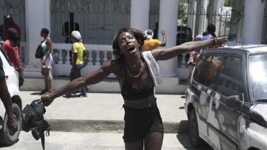 Around 40 people have been killed in a gang attack on a church shelter for displaced people near Port-au-Prince, Haiti.