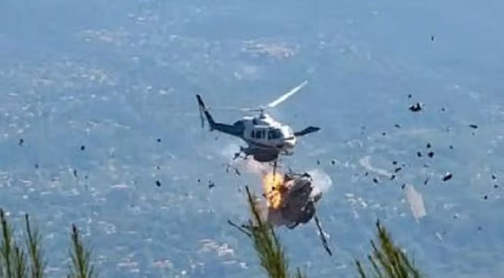 Three people, including a British newlywed couple and a Greek pilot, were killed when a helicopter crashed after takeoff on Sifnos island.
