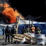 At least 37 people were killed after a Russian drone strike triggered an explosion at an ammunition depot near Kyiv, Ukraine's Zelenskiy says