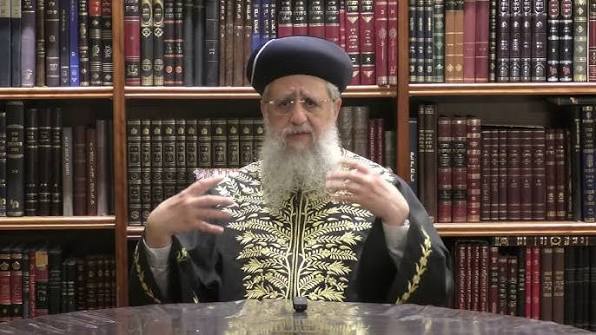 Israel’s Chief Rabbi David Yosef has denied Palestinian peoplehood and claimed Gaza and other Palestinian areas belong to Israel.