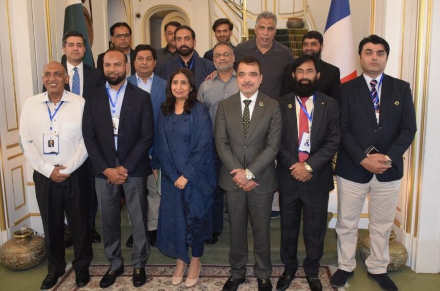Pakistan, France, Paris, Mumtaz Zahra Baloch, Lahore Chamber of Commerce, Fahim ur Rehman Sehgal, Pakistan France Relations, Economic Cooperation, Trade, Investment, Business Relations