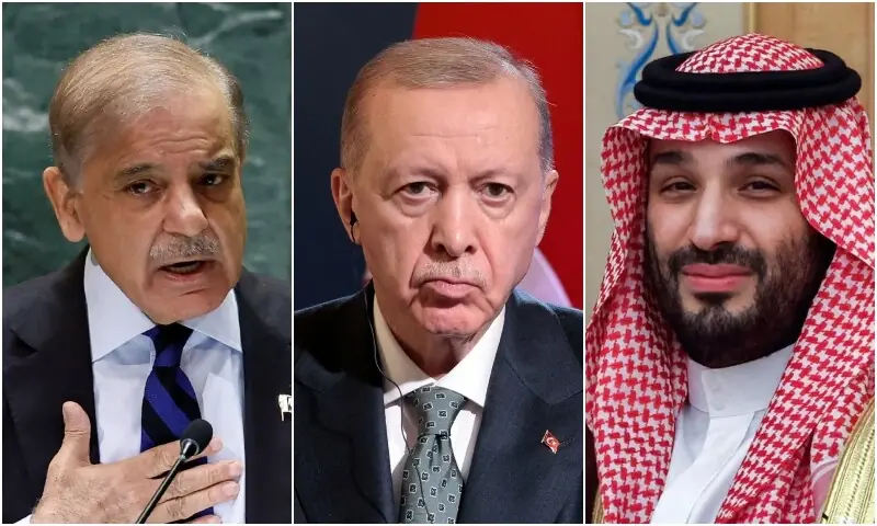 Turkey, Saudia, Pakistan