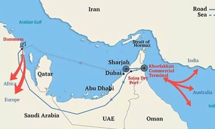 Khorfakkan Port, China UAE Trade