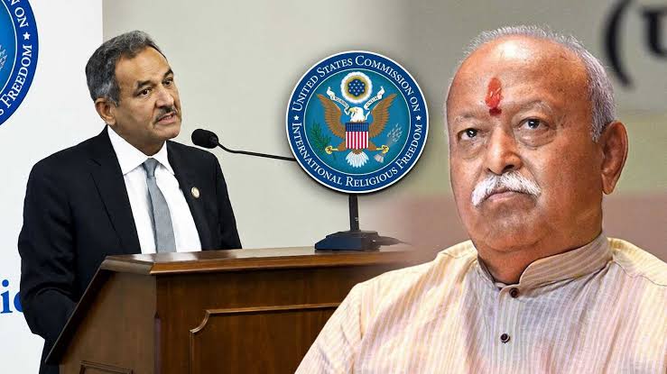USCIRF has raised concerns over religious freedom in India and urged the U.S. administration to consider sanctions against RSS-linked individuals and visa action against Mohan Bhagwat.