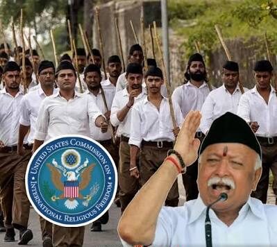 The US Commission on International Religious Freedom has recommended sanctions against India’s RSS over alleged religious freedom violations