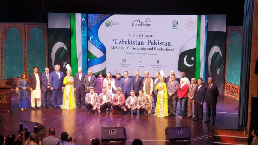 An Uzbek cultural troupe delivered a captivating performance in Islamabad, highlighting the growing cultural ties between Pakistan and Uzbekistan.