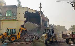 Indian authorities demolished a mosque in Saharanpur, Uttar Pradesh, after a court ruled it stood illegally on government land.