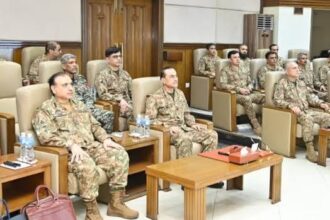 Field Marshal Asim Munir reviews Khyber Pakhtunkhwa security, counterterrorism operations and operational readiness during a Peshawar Corps visit