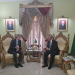 Azerbaijan Ambassador-designate Irfan Davudov meets Turkmenistan envoy Atadjan Movlamov in Pakistan to discuss bilateral ties and cooperation.