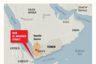 Houthis claim full control of Bab al-Mandab as their forces seize Mokha and advance along Yemen’s Red Sea coast toward the strategic strait.