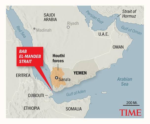 Houthis claim full control of Bab al-Mandab as their forces seize Mokha and advance along Yemen’s Red Sea coast toward the strategic strait.