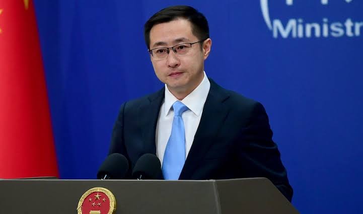 China has opposed an arms race in space and urged the US to stop expanding its military capabilities, warning of risks to global security
