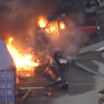 Three people were killed in a helicopter crash near San Fernando in Los Angeles. Authorities are investigating the cause of the accident.