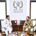 Indonesian Navy Chief Meets Field Marshal Asim Munir at GHQ