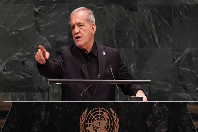 Iranian President Masoud Pezeshkian defended Iran’s right to self-defense and accused the US of double standards during his UN General Assembly speech.