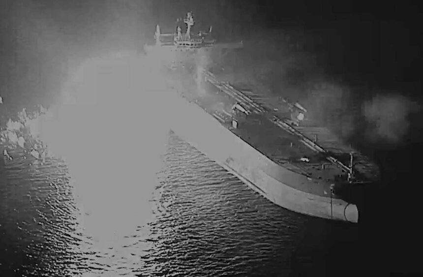 Iran’s IRGC says it struck two US destroyers with ballistic missiles and caused significant damage, but the claim has not been independently verified.