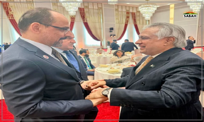 Ishaq Dar meets Turkish intelligence chief Ibrahim Kalin in Bishkek to discuss regional developments, the Mecca Defence Pact and security.