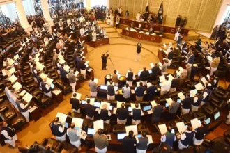 The KP Assembly passes a resolution condemning Maryam Nawaz’s remarks and calls for Article 6 action over her statements on terrorism.