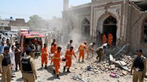 A suicide attack near Kohat Police Lines killed 21 people, including 15 police personnel. Security forces later killed seven militants.