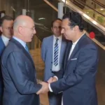 Lebanese Interior Minister Ahmad Al-Hajjar arrives in Pakistan for a two-day visit to discuss bilateral ties and cooperation with Pakistani leaders.