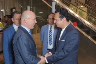 Lebanese Interior Minister Ahmad Al-Hajjar arrives in Pakistan for a two-day visit to discuss bilateral ties and cooperation with Pakistani leaders.