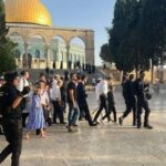 Palestinian sources say 169 Israeli settlers entered the Al-Aqsa Mosque compound under heavy security as tensions rise during Jewish holidays