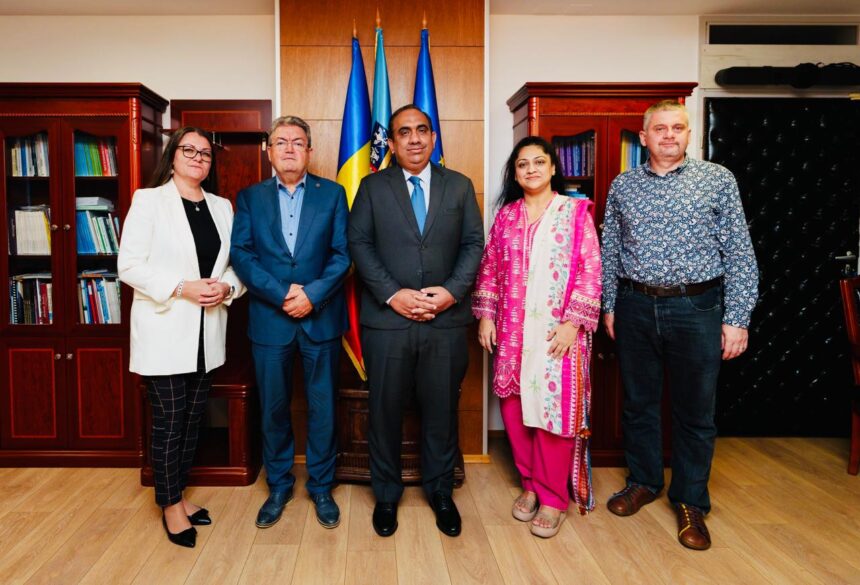 Pakistani Ambassador Ilyas Nizami visited the University of Bucharest to explore academic exchanges, research cooperation and stronger university ties.