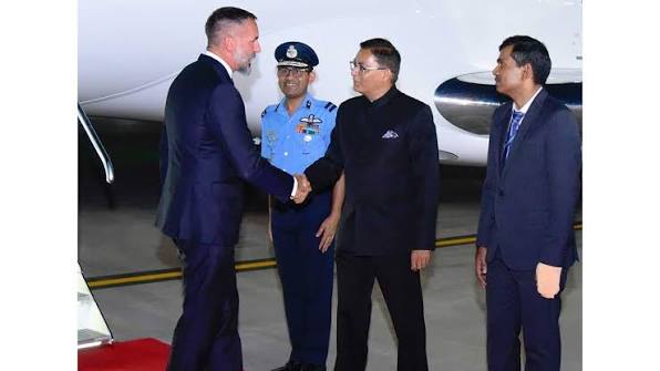 Prince Rahim Aga Khan V has arrived in New Delhi for his first India visit as the 50th Imam of the Ismaili community. He will meet senior Indian leaders.
