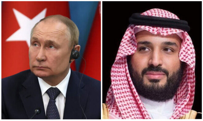 Vladimir Putin and Mohammed bin Salman discuss Yemen, Middle East tensions and safe shipping through the Strait of Hormuz and Bab el-Mandeb.