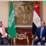 Saudi Crown Prince Mohammed bin Salman and Egyptian President Abdel Fattah El-Sisi discussed security, stability and freedom of navigation in Cairo.