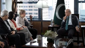 Prime Minister Shehbaz Sharif met IMF Managing Director Kristalina Georgieva to discuss Pakistan’s ongoing reforms, economic stability and growth.