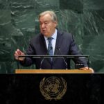 UN chief António Guterres warns about civilian suffering in wars, the crisis in Palestine and the need for Security Council reform.