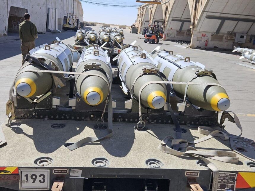 The Trump administration plans a $2.8 billion munitions sale to Israel, including 40,000 large bombs, according to a US official.