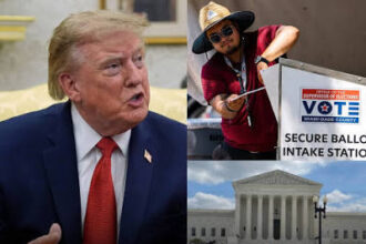 The US Supreme Court has rejected the Trump administration’s request to enforce new restrictions on mail-in voting before the November midterm elections.
