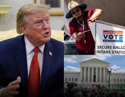 The US Supreme Court has rejected the Trump administration’s request to enforce new restrictions on mail-in voting before the November midterm elections.
