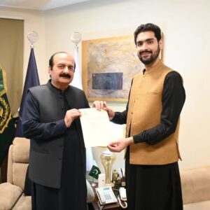 Young entrepreneur Zohaib Khan Niazi has been nominated as Focal Person for Youth Economic Empowerment and Financial Inclusion under the Prime Minister’s Youth Programme