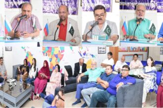 A special literary event in Lahore honoured Russian poet Rasul Gamzatov, highlighting his poetry, friendship with Faiz Ahmed Faiz and cultural legacy.