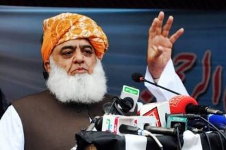 JUI-F chief Maulana Fazlur Rehman criticises Pakistan’s government, questions emergency measures in Khyber Pakhtunkhwa and announces a November 26 gathering in Sargodha.