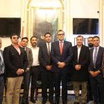 Pakistan’s High Commissioner to the UK welcomes Pakistan Press Club, London, office bearers and praises their role in diaspora awareness and journalism.