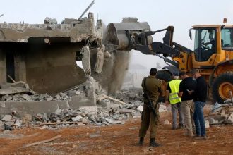 Israeli authorities demolish property used by Youssef al-Ziadna’s family in the Negev. The Bedouin driver helped rescue around 30 Israelis on October 7.
