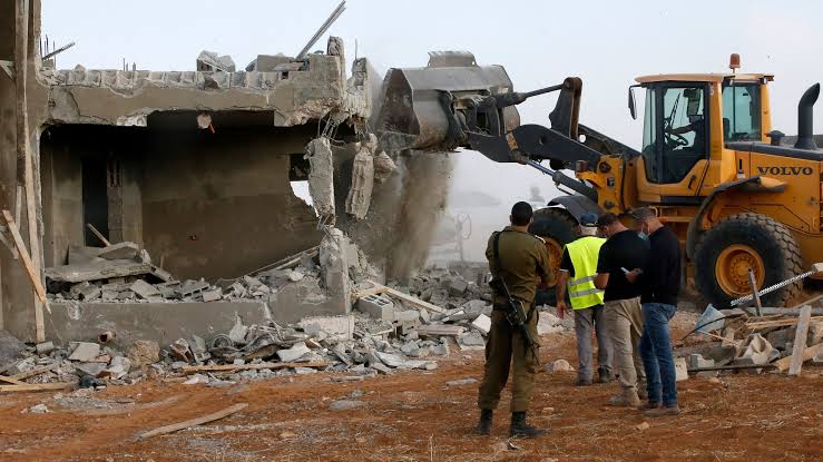 Israeli authorities demolish property used by Youssef al-Ziadna’s family in the Negev. The Bedouin driver helped rescue around 30 Israelis on October 7.