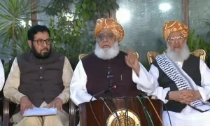 JUI-F chief Fazlur Rehman rejects proposals for governor’s rule and an emergency in KP, questions the counterterrorism strategy and vows political action.