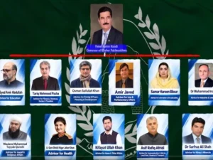 Azam Nazeer Tarar has announced an 11-member advisory council to help Governor Faisal Karim Kundi manage Khyber Pakhtunkhwa under governor’s rule.