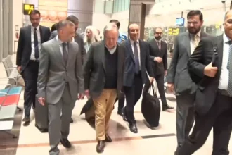 UN Secretary-General Antonio Guterres arrives in Islamabad for a three-day Pakistan visit to discuss regional security, global issues and disaster preparedness.